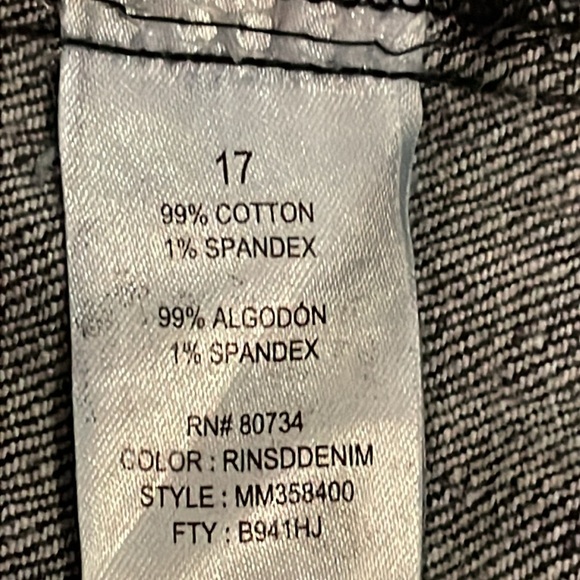 Miley Cyrus, Max Azria, blue jeans, Size 17 - Picture 7 of 7